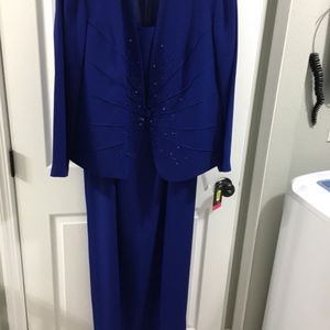 J.R. NITES EVENING GOWN W/JACKET - NWT - 16W